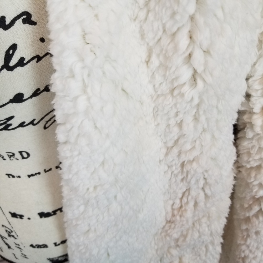 H & M Womens Tan Open Front Sweater Cardigan L - Picture 6 of 8